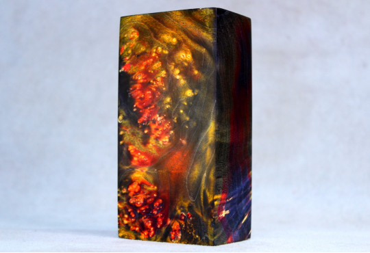 Stabilized Maple Burl Wood Mod Block